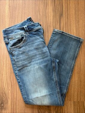 Buckle Black straight Leg Jeans